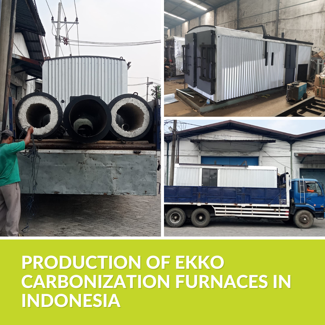 Production of EKKO carbonization furnaces in Indonesia